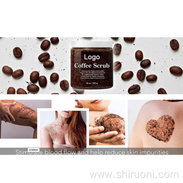 Oem Dead Sea Salt Coffee Exfoliating Body Scrub